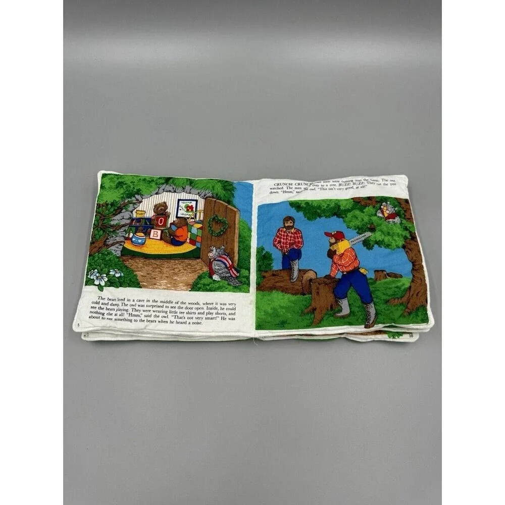 Owl Saves The Day Ecology for Children Fabric Cloth Book 8